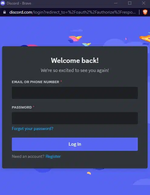 login